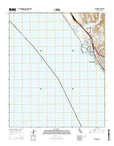 Oceanside California Current topographic map, 1:24000 scale, 7.5 X 7.5 Minute, Year 2015