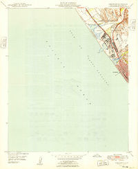 Oceanside California Historical topographic map, 1:24000 scale, 7.5 X 7.5 Minute, Year 1949