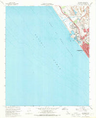 Oceanside California Historical topographic map, 1:24000 scale, 7.5 X 7.5 Minute, Year 1968