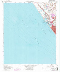 Oceanside California Historical topographic map, 1:24000 scale, 7.5 X 7.5 Minute, Year 1968