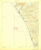 Oceanside California Historical topographic map, 1:62500 scale, 15 X 15 Minute, Year 1893