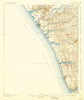 Oceanside California Historical topographic map, 1:62500 scale, 15 X 15 Minute, Year 1901