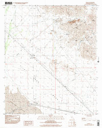 Ogilby California Historical topographic map, 1:24000 scale, 7.5 X 7.5 Minute, Year 1997