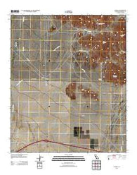 Ogilby California Historical topographic map, 1:24000 scale, 7.5 X 7.5 Minute, Year 2012