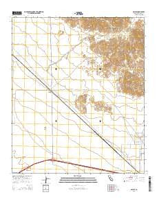 Ogilby California Current topographic map, 1:24000 scale, 7.5 X 7.5 Minute, Year 2015