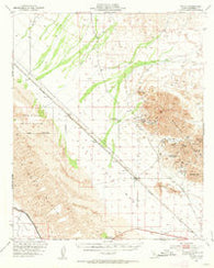 Ogilby California Historical topographic map, 1:62500 scale, 15 X 15 Minute, Year 1953