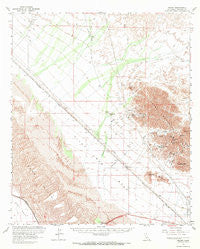 Ogilby California Historical topographic map, 1:62500 scale, 15 X 15 Minute, Year 1963