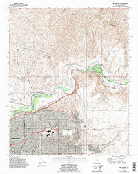 Oil Center California Historical topographic map, 1:24000 scale, 7.5 X 7.5 Minute, Year 1992