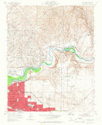 Oil Center California Historical topographic map, 1:24000 scale, 7.5 X 7.5 Minute, Year 1954
