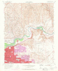 Oil Center California Historical topographic map, 1:24000 scale, 7.5 X 7.5 Minute, Year 1954