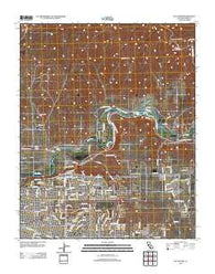 Oil Center California Historical topographic map, 1:24000 scale, 7.5 X 7.5 Minute, Year 2012
