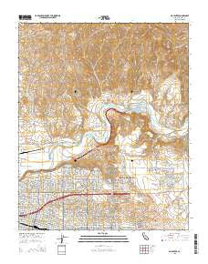Oil Center California Current topographic map, 1:24000 scale, 7.5 X 7.5 Minute, Year 2015