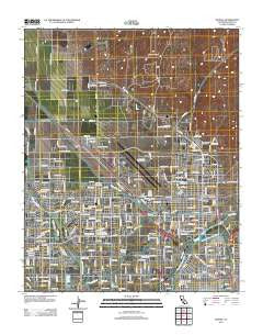 Oildale California Historical topographic map, 1:24000 scale, 7.5 X 7.5 Minute, Year 2012