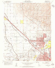 Oildale California Historical topographic map, 1:24000 scale, 7.5 X 7.5 Minute, Year 1954