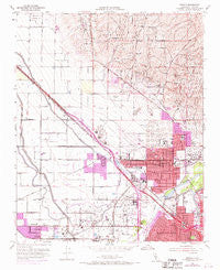 Oildale California Historical topographic map, 1:24000 scale, 7.5 X 7.5 Minute, Year 1954