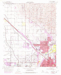 Oildale California Historical topographic map, 1:24000 scale, 7.5 X 7.5 Minute, Year 1954