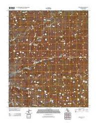 Oiler Peak California Historical topographic map, 1:24000 scale, 7.5 X 7.5 Minute, Year 2012