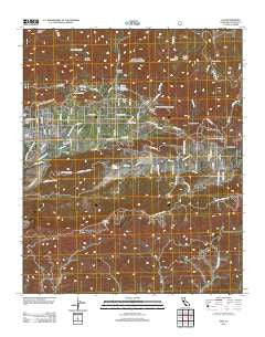Ojai California Historical topographic map, 1:24000 scale, 7.5 X 7.5 Minute, Year 2012