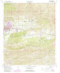 Ojai California Historical topographic map, 1:24000 scale, 7.5 X 7.5 Minute, Year 1952
