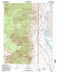 Olancha California Historical topographic map, 1:24000 scale, 7.5 X 7.5 Minute, Year 1994