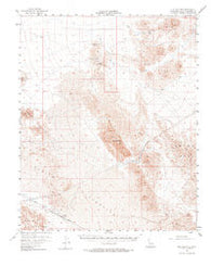 Old Dad Mountain California Historical topographic map, 1:62500 scale, 15 X 15 Minute, Year 1956