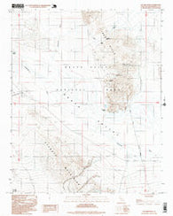 Old Ibex Pass California Historical topographic map, 1:24000 scale, 7.5 X 7.5 Minute, Year 1996