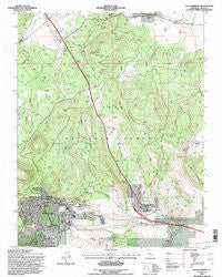 Old Mammoth California Historical topographic map, 1:24000 scale, 7.5 X 7.5 Minute, Year 1994