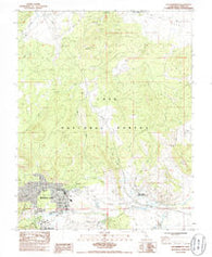 Old Mammoth California Historical topographic map, 1:24000 scale, 7.5 X 7.5 Minute, Year 1983