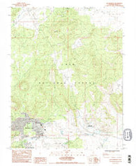 Old Mammoth California Historical topographic map, 1:24000 scale, 7.5 X 7.5 Minute, Year 1983