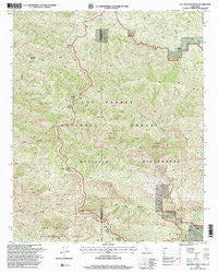 Old Man Mountain California Historical topographic map, 1:24000 scale, 7.5 X 7.5 Minute, Year 1995