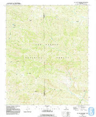 Old Man Mountain California Historical topographic map, 1:24000 scale, 7.5 X 7.5 Minute, Year 1991