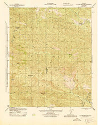 Old Man Mountain California Historical topographic map, 1:31680 scale, 7.5 X 7.5 Minute, Year 1944