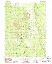 Old Station California Historical topographic map, 1:24000 scale, 7.5 X 7.5 Minute, Year 1985
