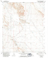 Old Woman Springs California Historical topographic map, 1:24000 scale, 7.5 X 7.5 Minute, Year 1972