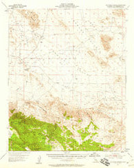 Old Woman Springs California Historical topographic map, 1:62500 scale, 15 X 15 Minute, Year 1955