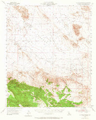 Old Woman Springs California Historical topographic map, 1:62500 scale, 15 X 15 Minute, Year 1955