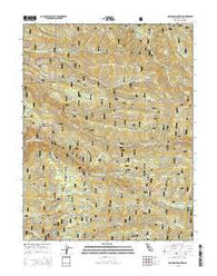 Old Iron Mountain California Current topographic map, 1:24000 scale, 7.5 X 7.5 Minute, Year 2015