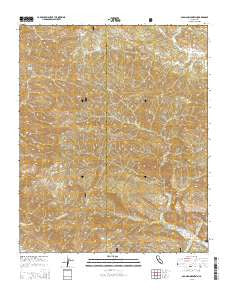 Old Man Mountain California Current topographic map, 1:24000 scale, 7.5 X 7.5 Minute, Year 2015