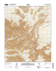 Old Woman Statue California Current topographic map, 1:24000 scale, 7.5 X 7.5 Minute, Year 2015