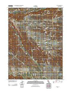 Olinda California Historical topographic map, 1:24000 scale, 7.5 X 7.5 Minute, Year 2012