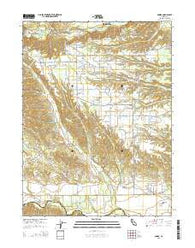 Olinda California Current topographic map, 1:24000 scale, 7.5 X 7.5 Minute, Year 2015