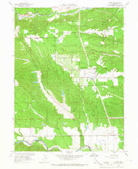 Olinda California Historical topographic map, 1:24000 scale, 7.5 X 7.5 Minute, Year 1964