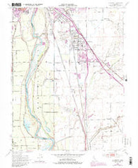Olivehurst California Historical topographic map, 1:24000 scale, 7.5 X 7.5 Minute, Year 1952
