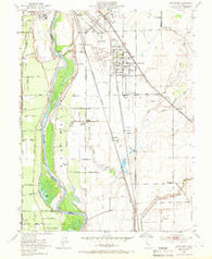 Olivehurst California Historical topographic map, 1:24000 scale, 7.5 X 7.5 Minute, Year 1952