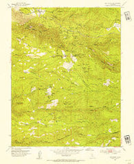 Omo Ranch California Historical topographic map, 1:24000 scale, 7.5 X 7.5 Minute, Year 1952