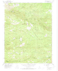 Omo Ranch California Historical topographic map, 1:24000 scale, 7.5 X 7.5 Minute, Year 1952