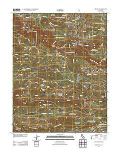 Omo Ranch California Historical topographic map, 1:24000 scale, 7.5 X 7.5 Minute, Year 2012