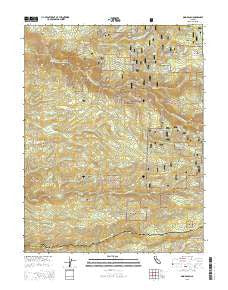 Omo Ranch California Current topographic map, 1:24000 scale, 7.5 X 7.5 Minute, Year 2015