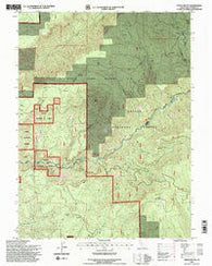 Onion Butte California Historical topographic map, 1:24000 scale, 7.5 X 7.5 Minute, Year 1995
