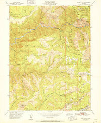 Onion Valley California Historical topographic map, 1:24000 scale, 7.5 X 7.5 Minute, Year 1951